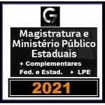 G7 Jurídico - COMBO Magistratura Estadual e MP + Complementares Estaduais e Federais +  LPE (G7 2021)